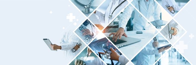 Healthcare and medical doctor working in hospital with professio
